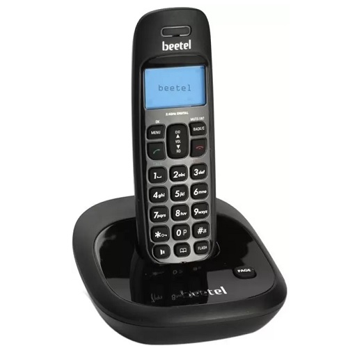 Beetel X 64 Black Cordless Landline Phone